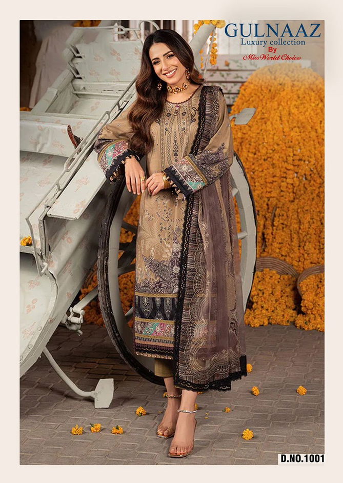 Gulnaaz Vol 1 By Miss World Cotton Printed Pakistani Dress Material Wholesale Online